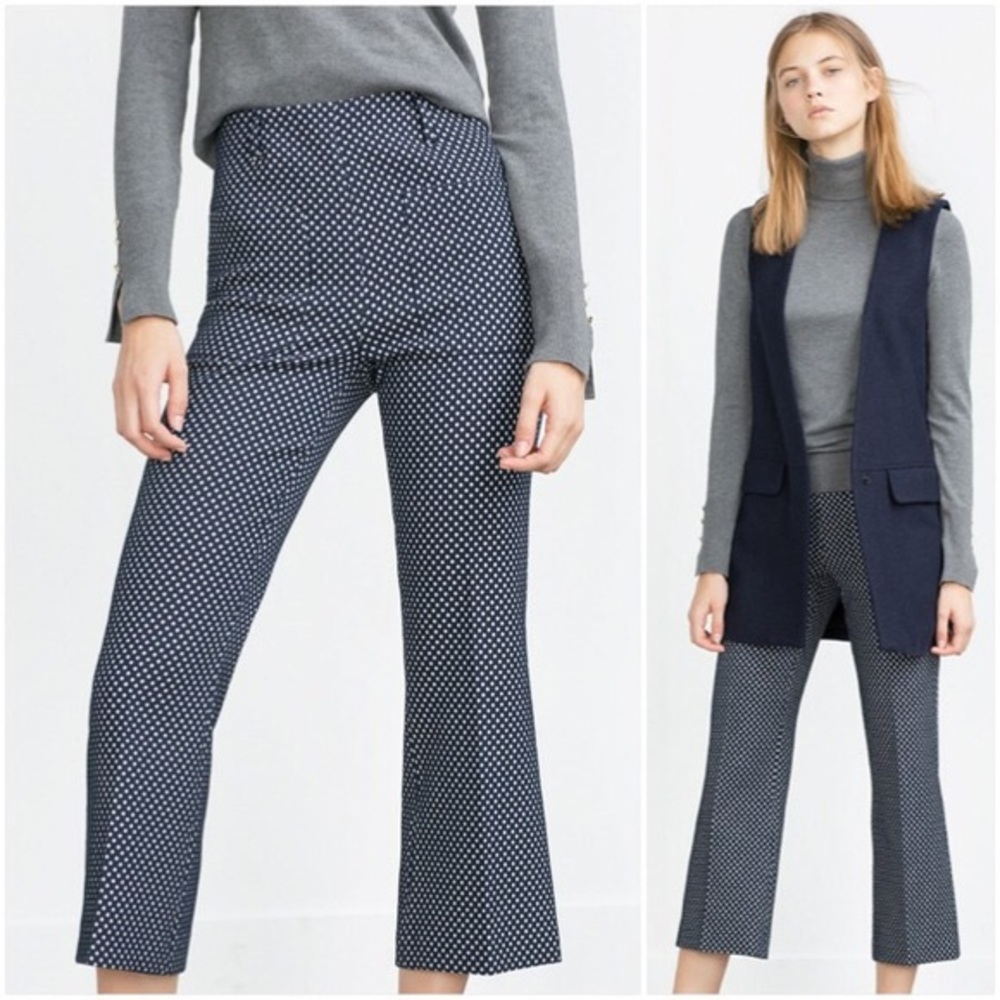 ZARA HIGH WAISTED PANTS